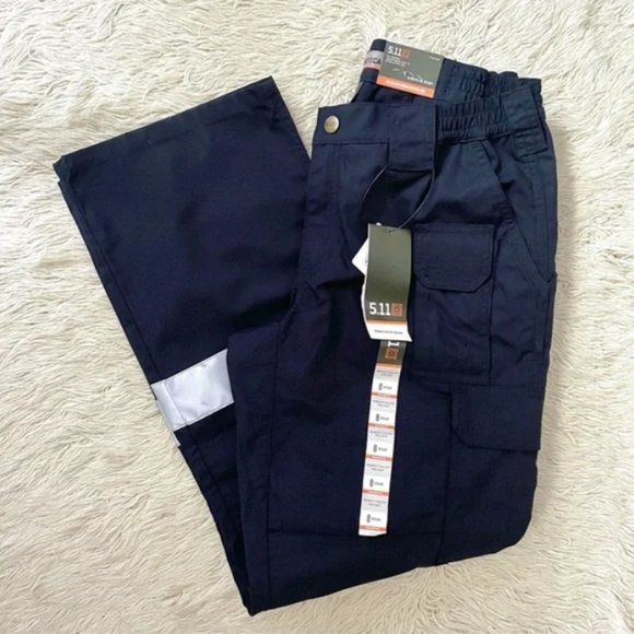 5.11 Tactical Pants - 511 Tactical Dark Navy Blue Taclite Pro Cargo Pants - 8, EMS, First Responders